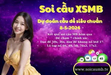 Soi cau XSMB 8-5-2024 VIP